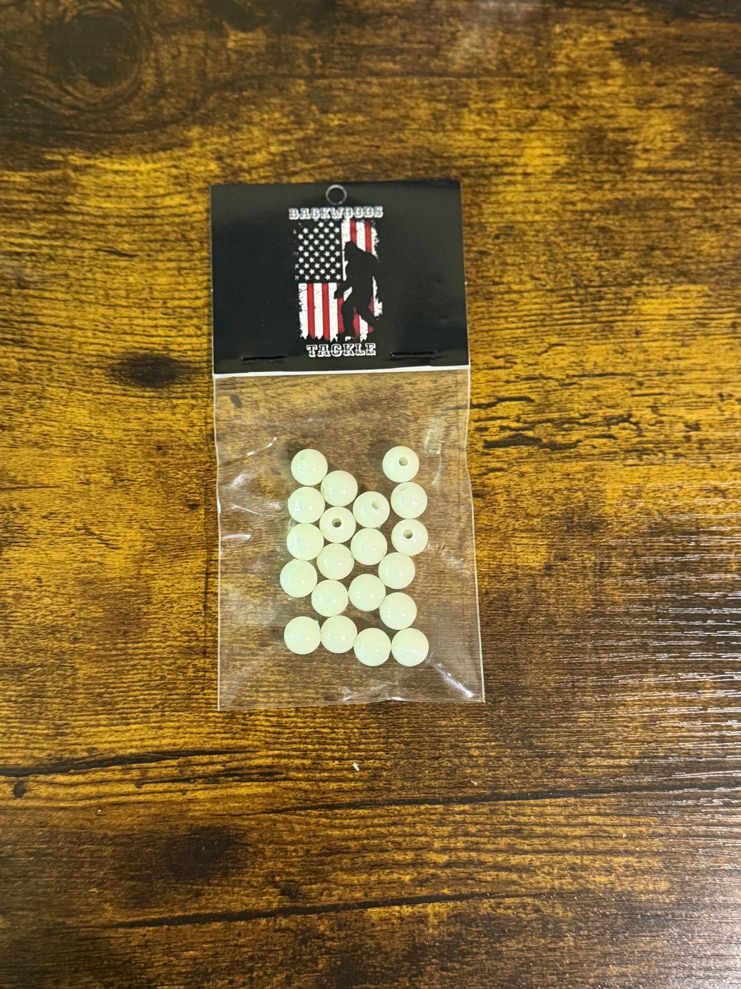 BACKWOODS PLASTIC BEADS ( GLOW IN THE DARK)