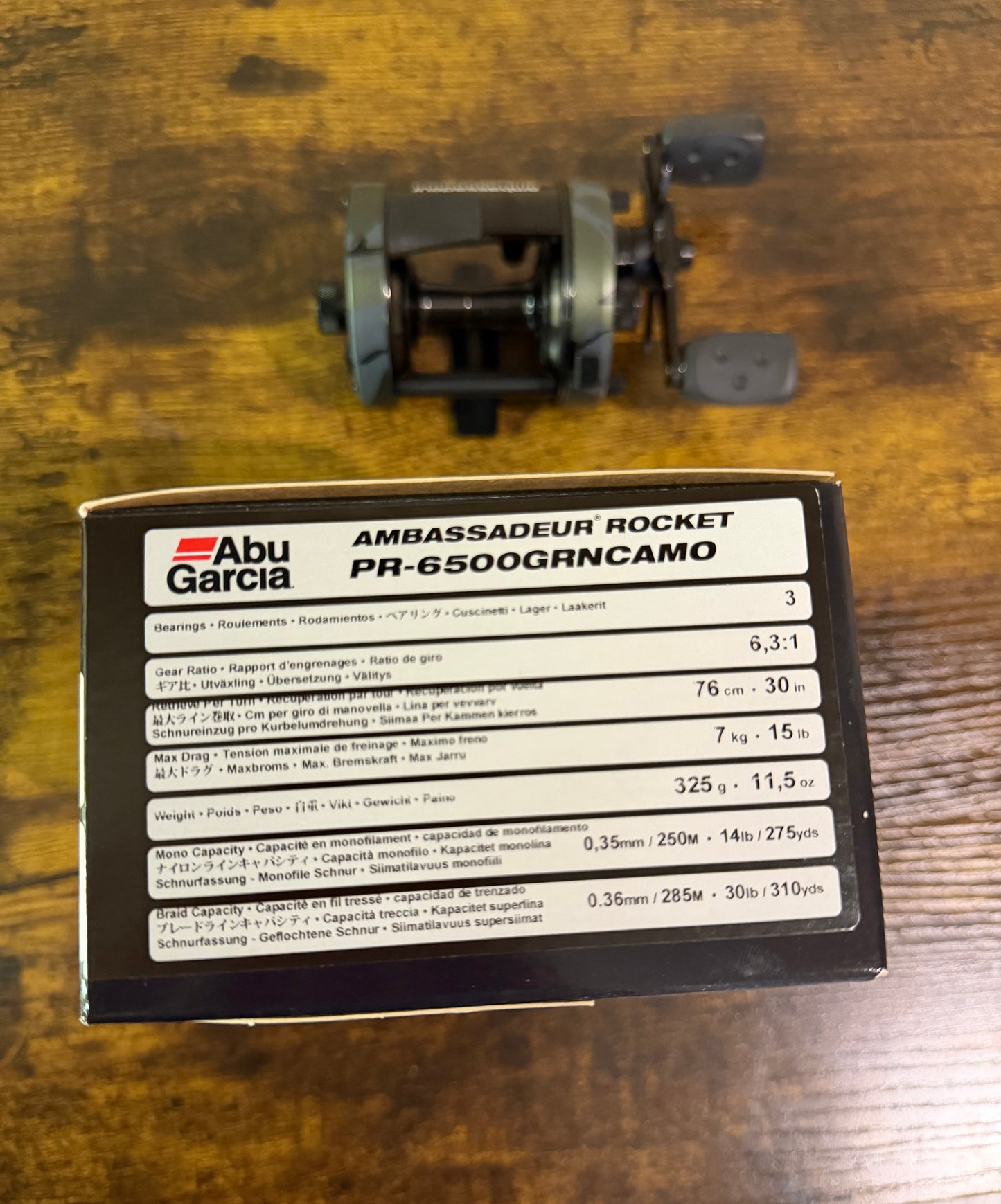 ABU GARCIA ROCKET 6500 - CAMO